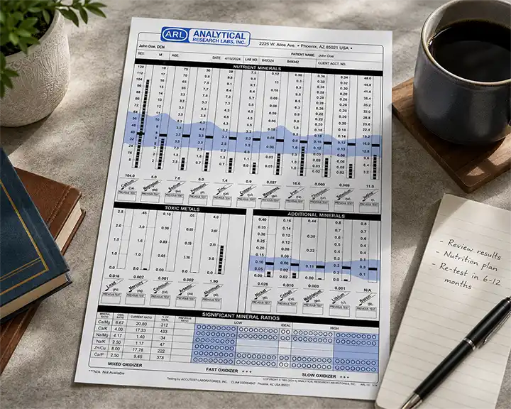 report on desk