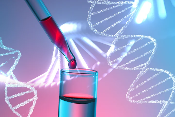 test tube DNA